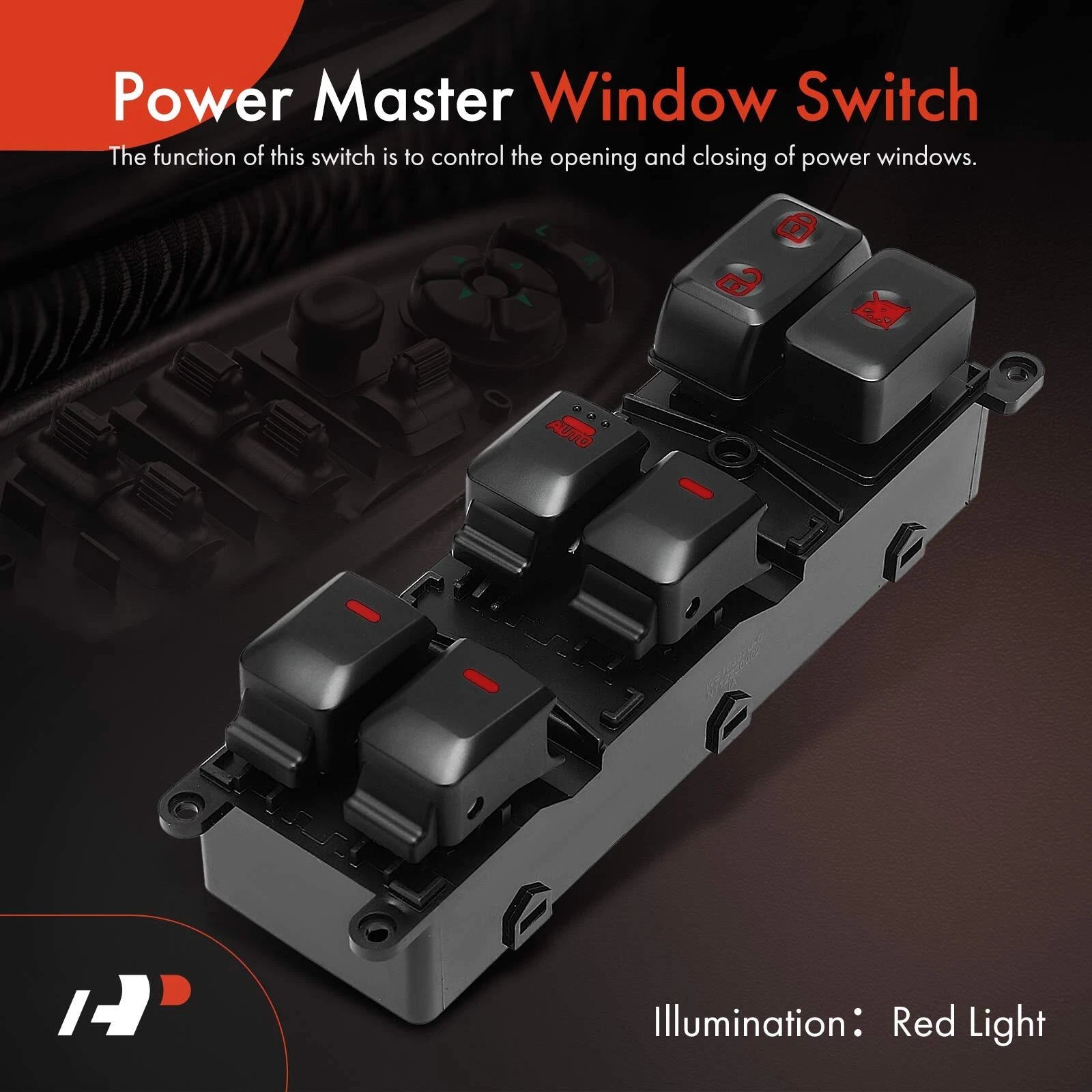 Front Left Power Window Switch for Kia Rio (2013-2014)