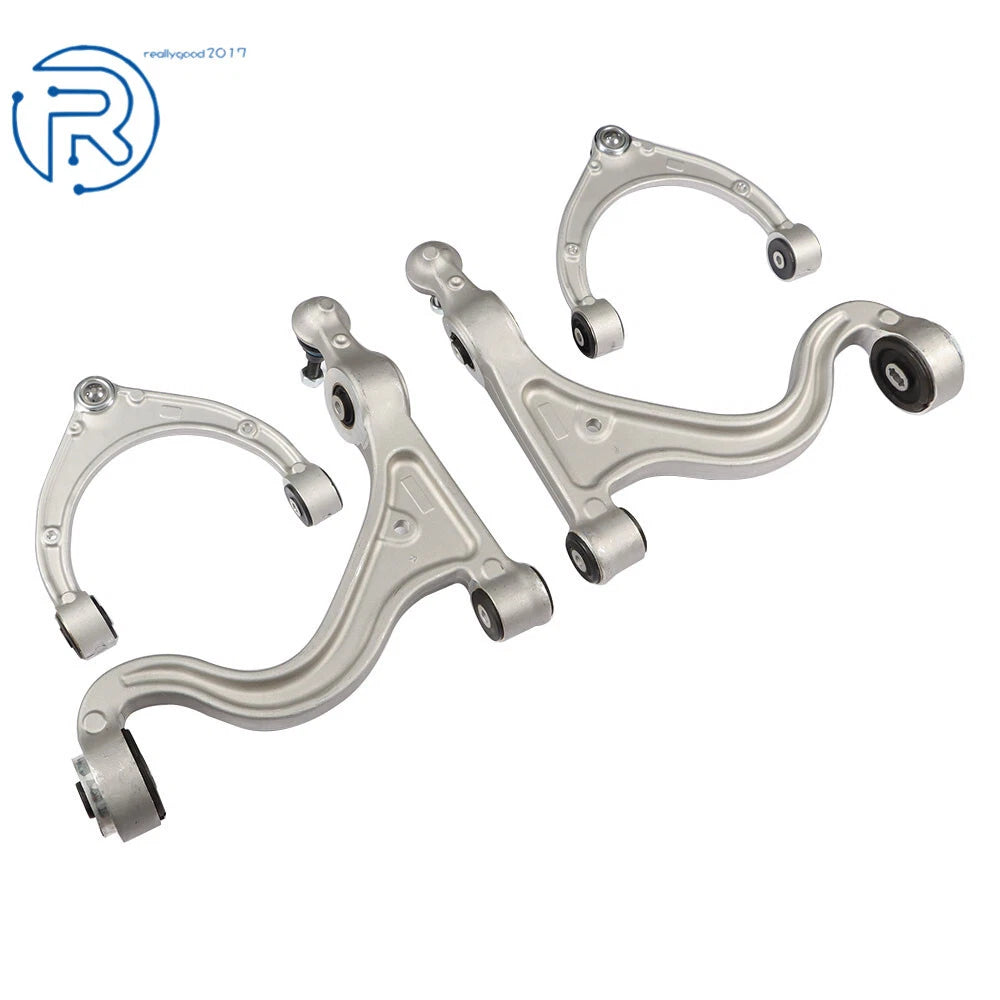 Set of 2 Front Upper Lower Control Arms for Porsche Panamera (2010-2013)