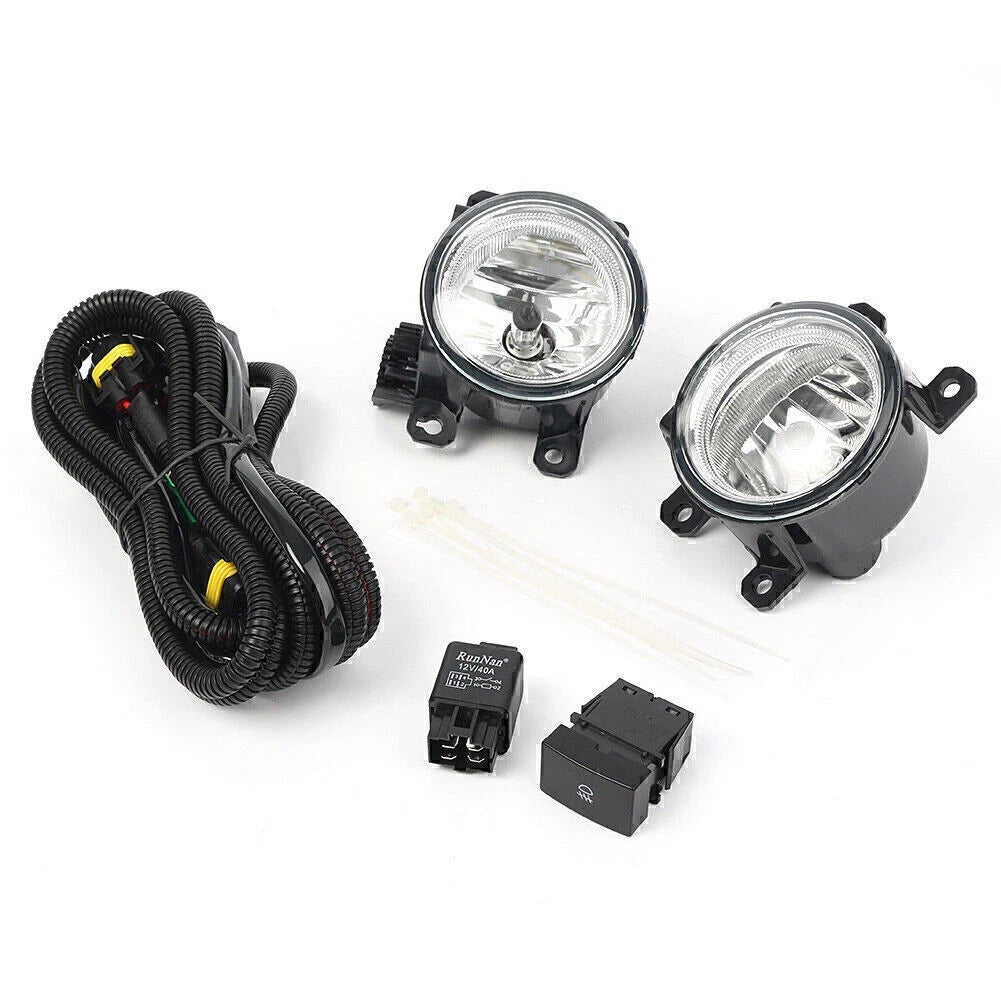 LED H11 55W Fog Light Lamp w/ Wiring Kit for Honda Civic (2016–2017)