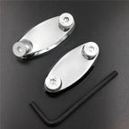Mirror Block Off Base Plates for Honda CBR 600 F4 F4i 900 RR 929 954 1000RR Chrome