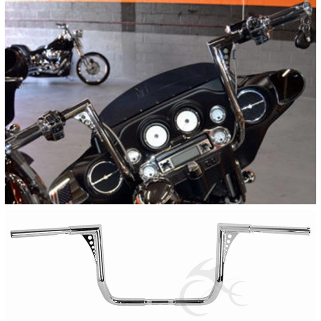1.25" 14" Rise Ape Hanger Handlebar for Harley Touring Electra Glide (1982–2024)