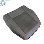 Front Driver Bottom Seat Cover for Jeep Wrangler (2007-2012) Gray Knit Fabric