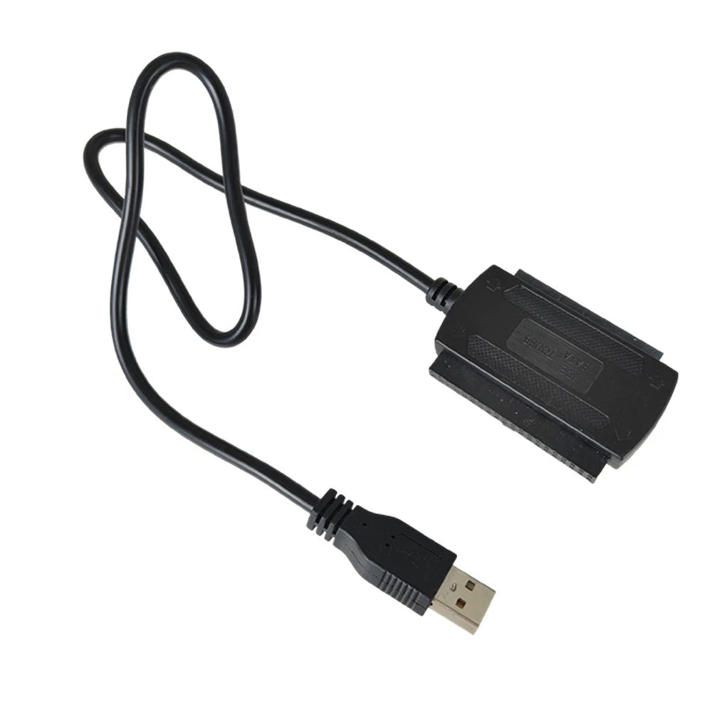 IDE SATA to USB 2.0 Adapter Converter Cable for 2.5 3.5 Inch Hard Drive