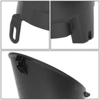 Pair Racing Bucket Seats for Universal Fit (Fixed Position, Grey Suede Leather)