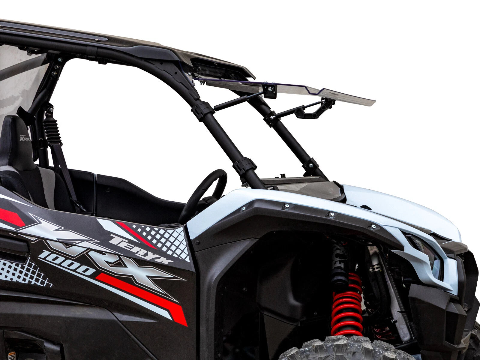 Scratch Resistant Flip Windshield for Kawasaki Teryx KRX 1000 (2020–2023)