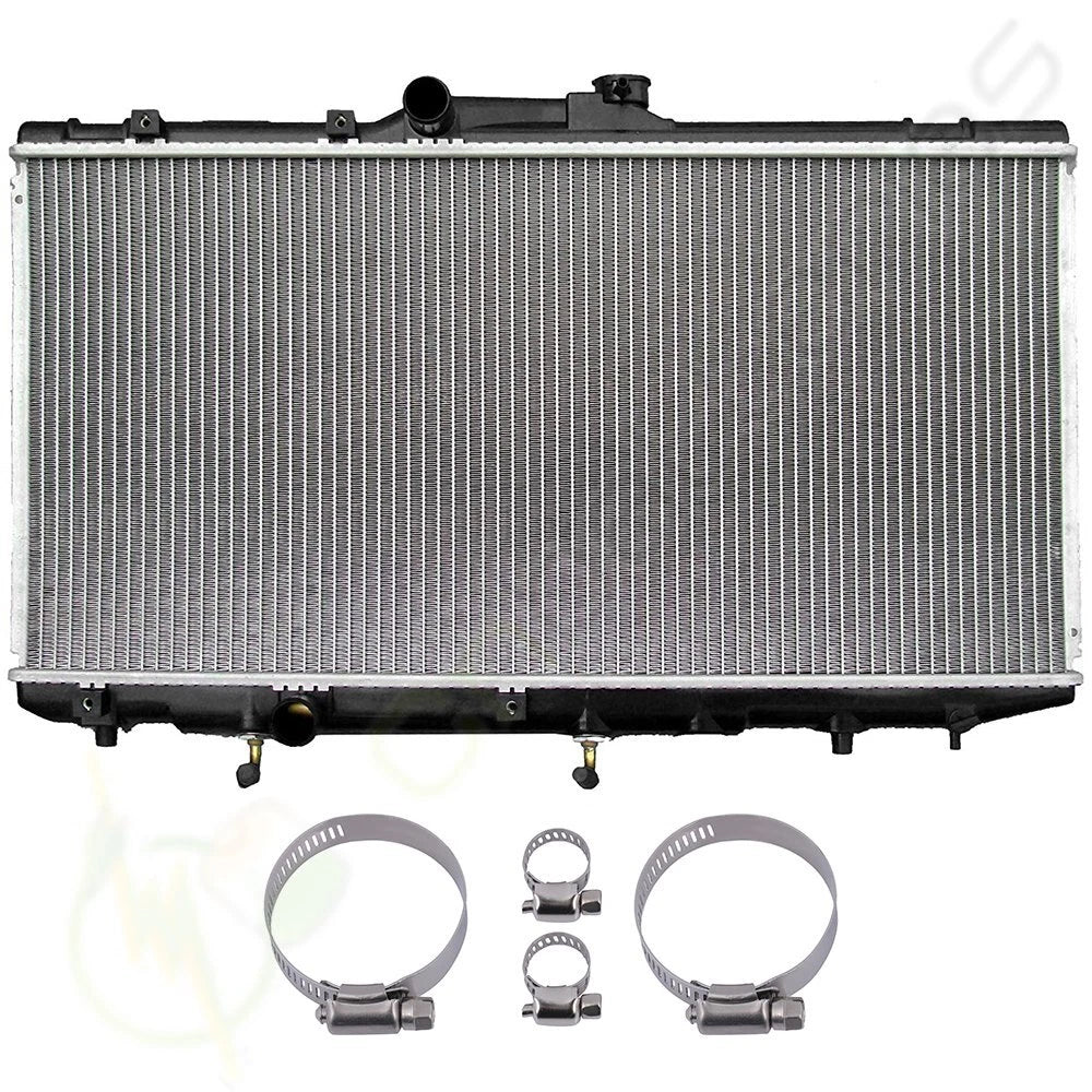 Radiator for Geo Prizm (1993–1997) w/ Hose Clamps Kit 8-10mm 27-51mm