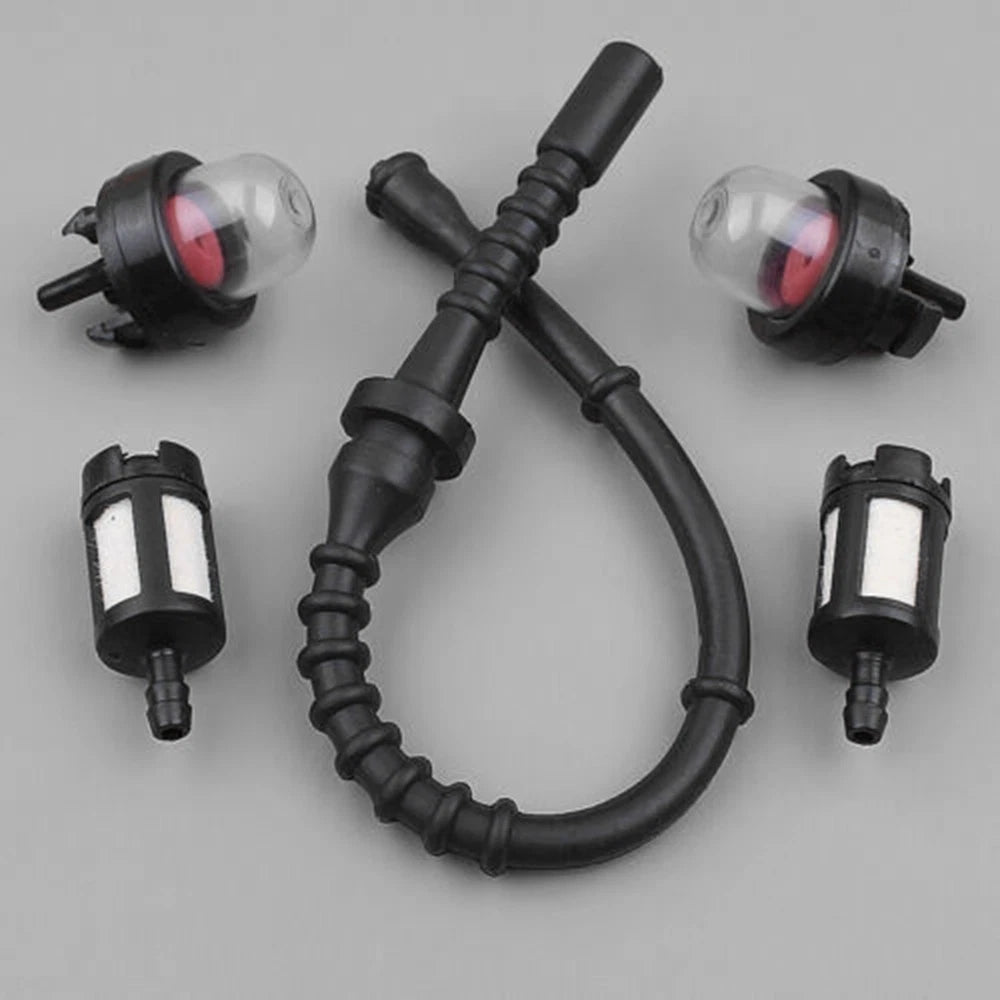 Set of 4 Filters and Primers for Lawn Equipment