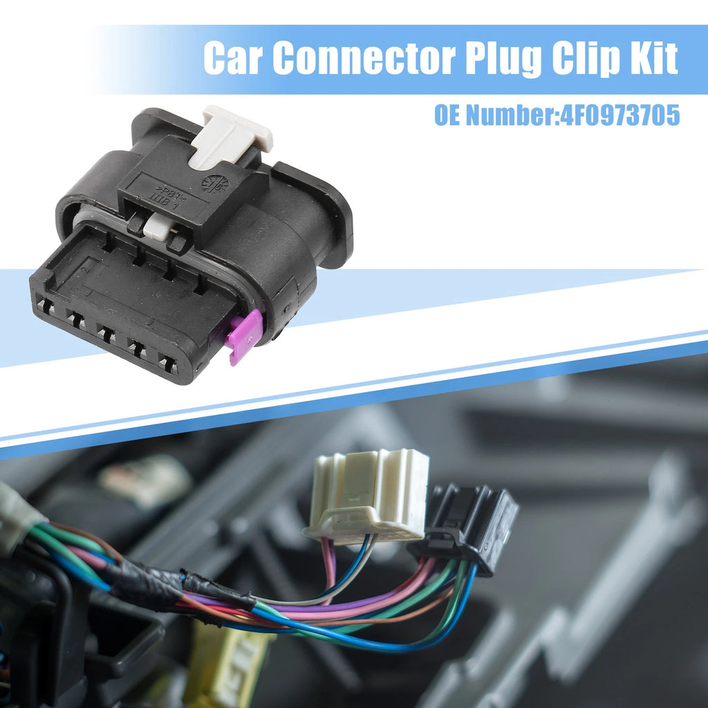 Set of 1 Mass Air Flow MAF Connector Adapter for VW Audi (No.4F0973705)