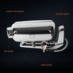 Right Side Headlight for Chevy Trax (2015–2016) Chrome Housing Amber Corner