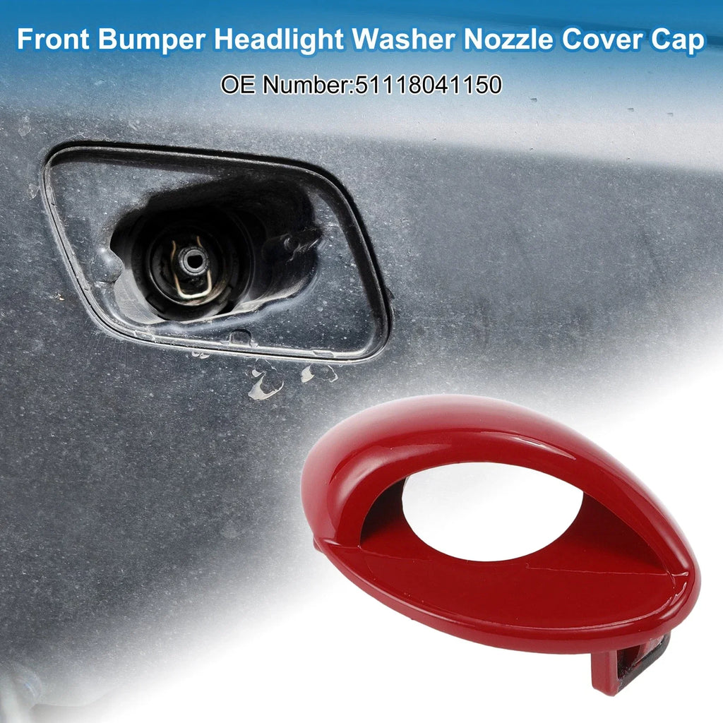 Front Right Bumper Washer Nozzle Cover Cap for BMW M3 Red (2008 - 2013)