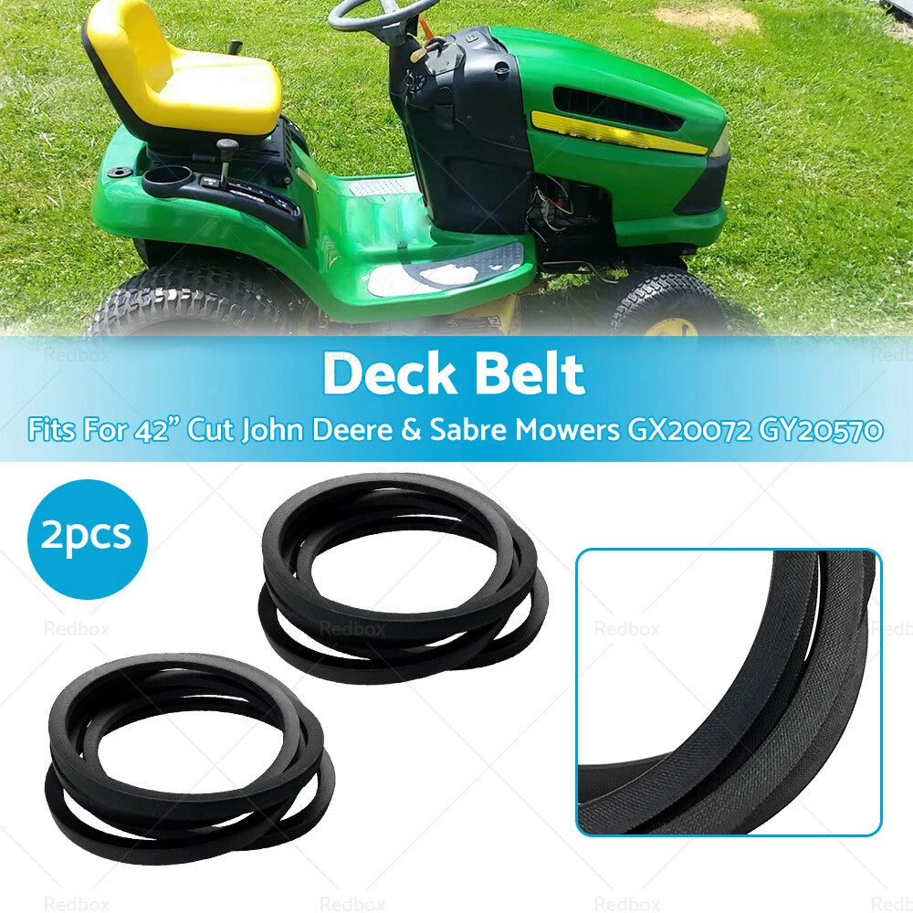 2X Deck Belt 42" for John Deere Sabre Mowers (GX20072, GY20)
