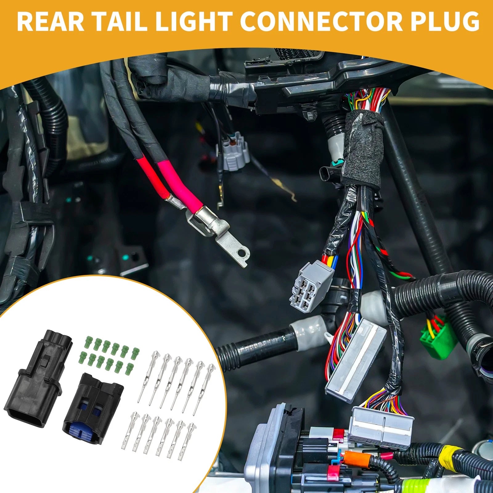 6 Pin Rear Tail Light Connector Plug for Hyundai 