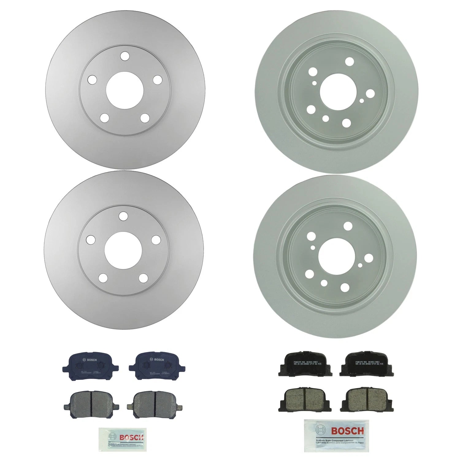 Bosch Quietcast Brake Pad Kit & Rotors for ES300, Camry (1992–2006)