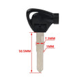 Left Ignition Key Blank Shell Case Uncut Blade for Yamaha Scooter