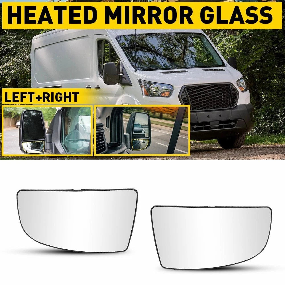 Mirror Glass Lower Convex Left & Right for Ford Transit 150 250 350 (2015–2019)