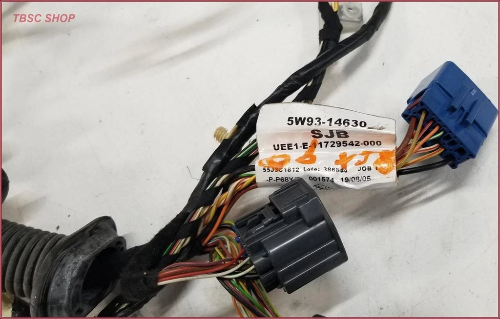 Front RH Door Wire Harness for Jaguar XJ8 VDP (2005–2006) 5W93-14630-SJB