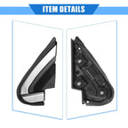 Front Left Mirror Corner Triangle Fender Cover for Honda CR-V (2007–2011) Black