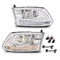 LED Projector Headlights for Ram 1500 2500 3500 (2009–2018) Chrome