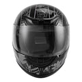 Full Face Motorcycle Helmet for DOT Approved Models (S, M, L, XL)