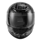 Full Face Motorcycle Helmet for DOT Approved Models (S, M, L, XL)