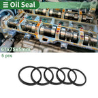 Set of 5 Oil Seal Rotary Shaft Seal NBR Rubber 67x75x5mm