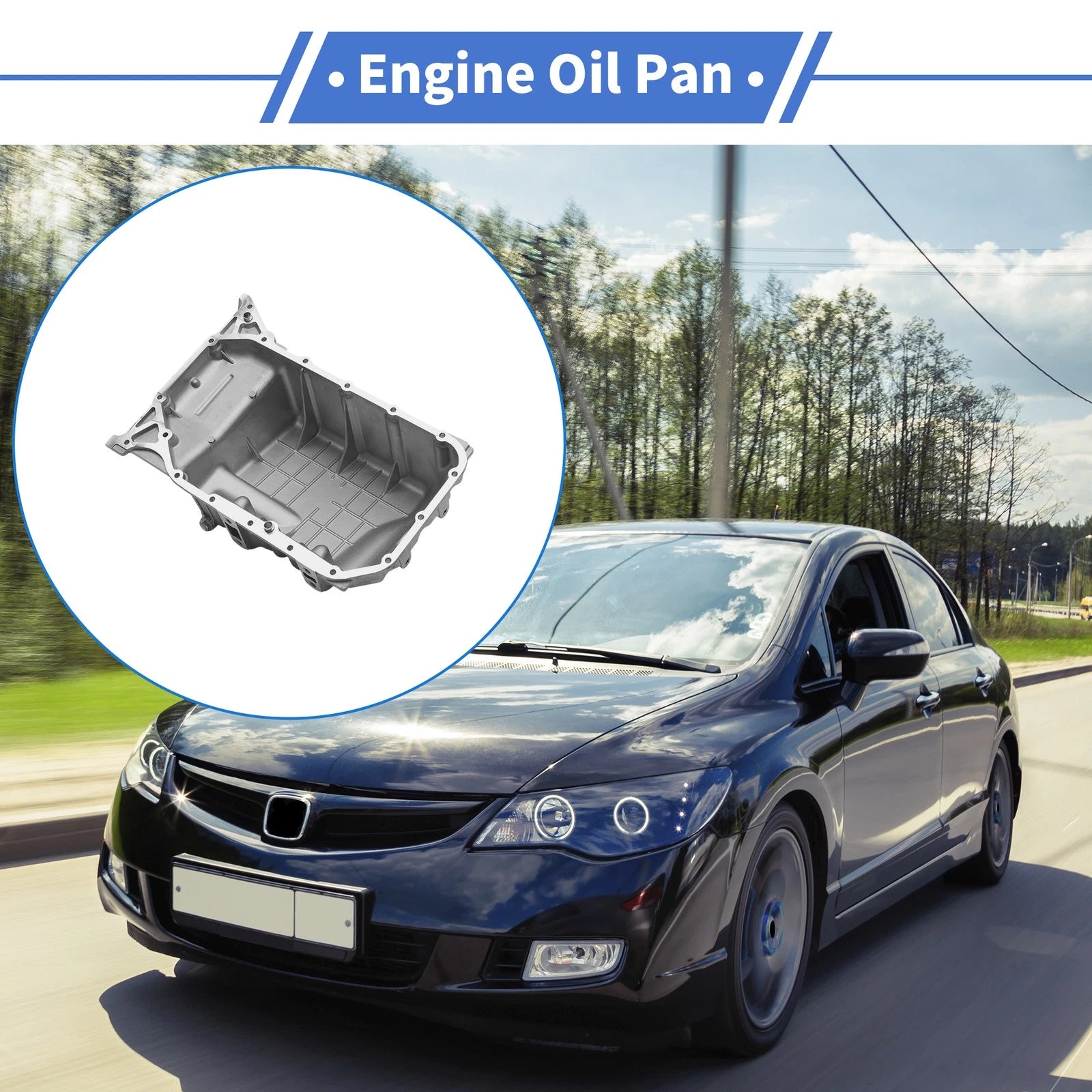 1 Pc Engine Oil Pan No.11200RRBA00 for Honda Civic Si 2.0L (2006–2011)