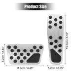 Brake and Gas Accelerator Pedal Covers Kit for Dodge Chrysler 