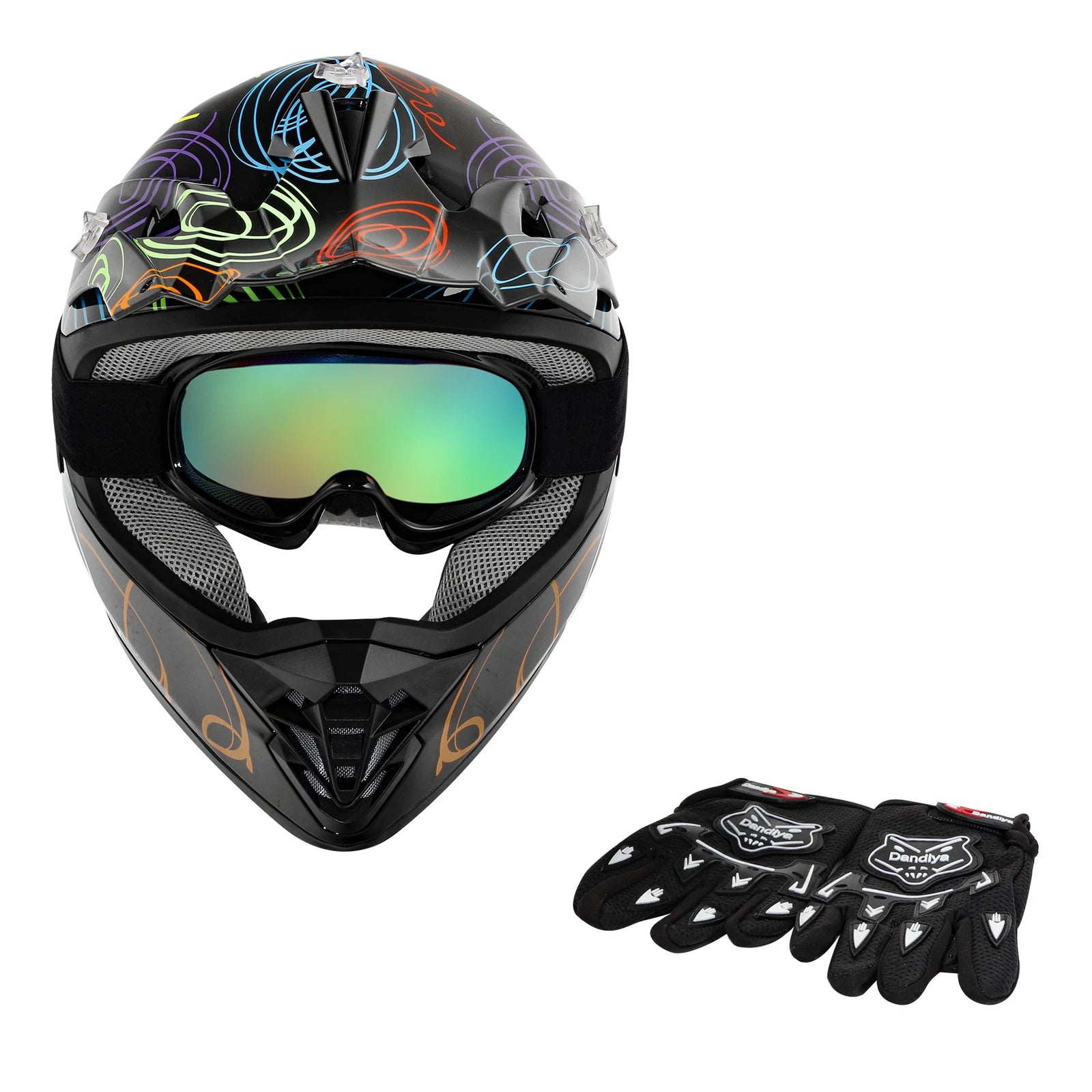 Motocross Helmet for Youth Kids Adults Off Road Dual Sport ATV MX