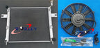 Aluminum Radiator + Fan for Jeep Grand Cherokee & Commander V8 (06-10)