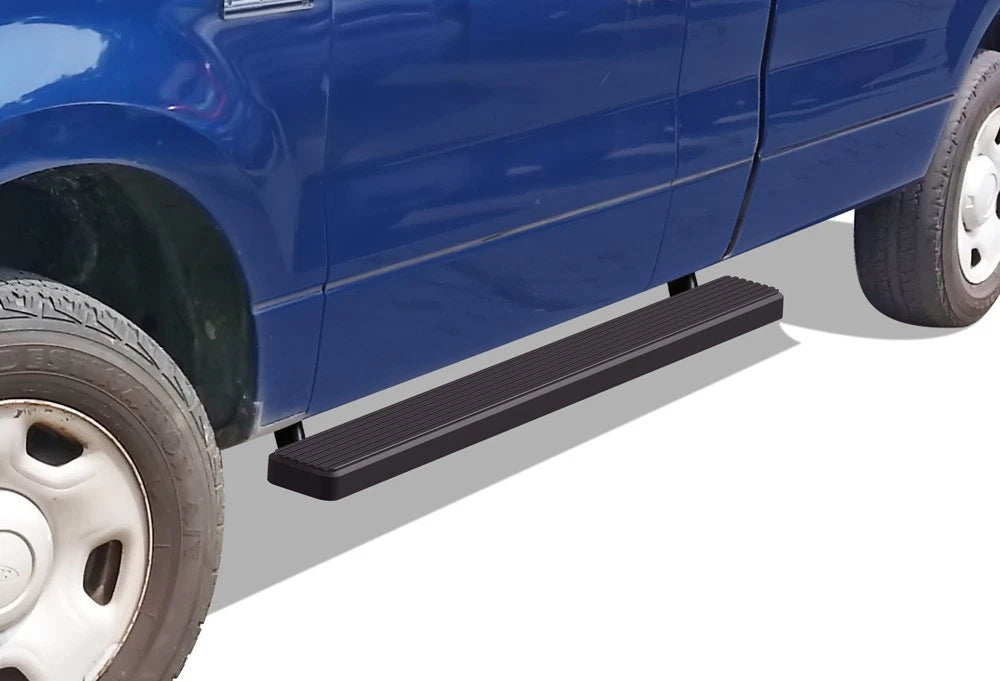 iBoard Running Boards for Ford F150 Regular Cab (2004–2008) 5" Matte Black
