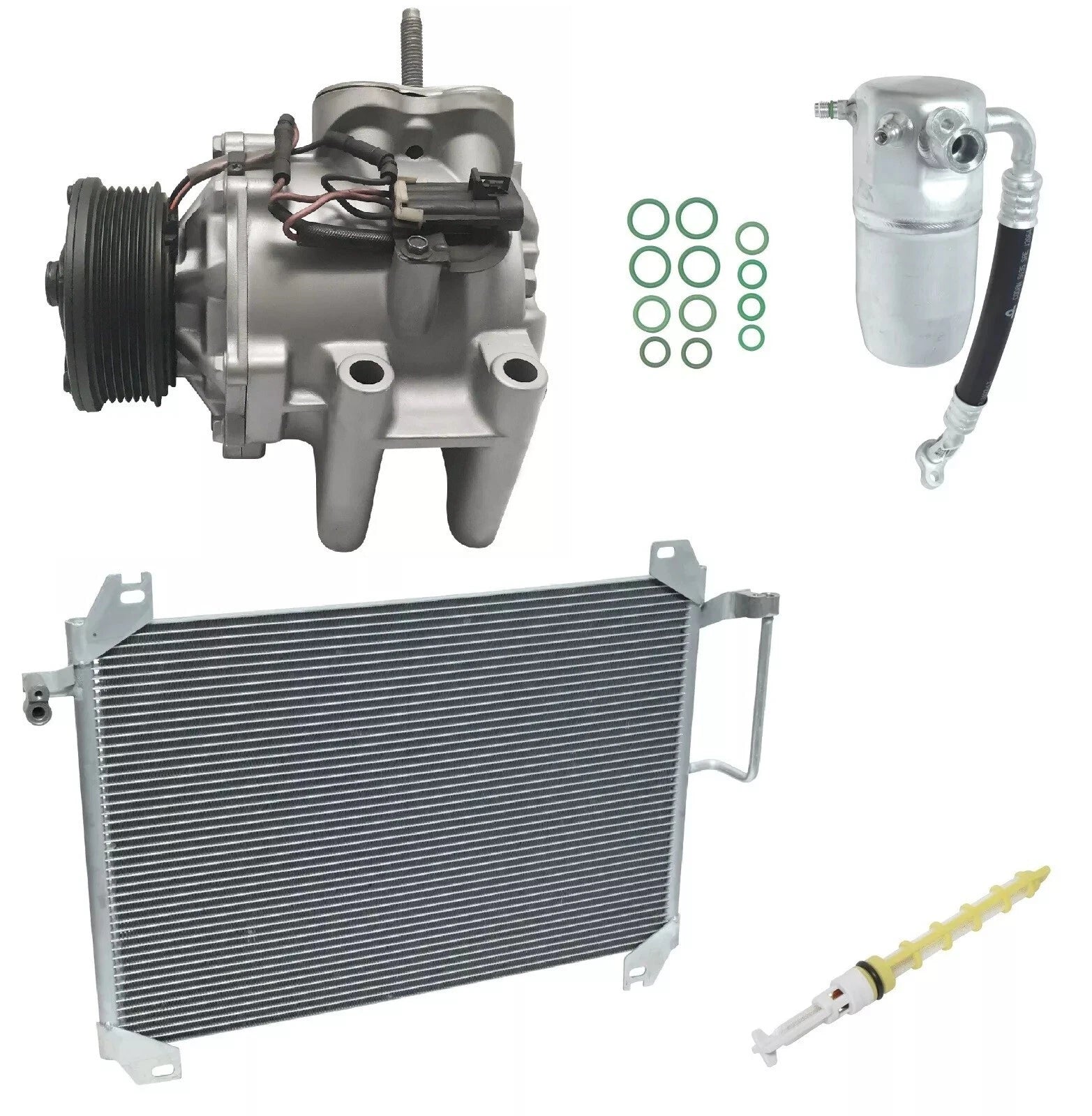 AC Compressor Kit With Condenser for Isuzu Ascender 4.2L (2007–2007)