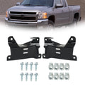 Set of 2 Front Bumper Outer Brackets for Chevy Silverado 2500HD 3500HD (2007-2010)