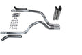 2.5" Dual Exhaust Kit for Dodge Dakota (1987–1996) No Muffler Corner Slash