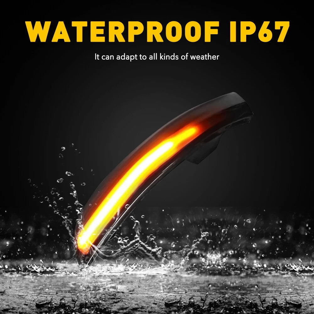 LED Wing Mirror Indicator Light for Ford Focus (2013-2018) Smoked