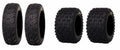 ITP MXR6 Tires Set of 2 for MX Racing (20x6-10, 18x10-8)