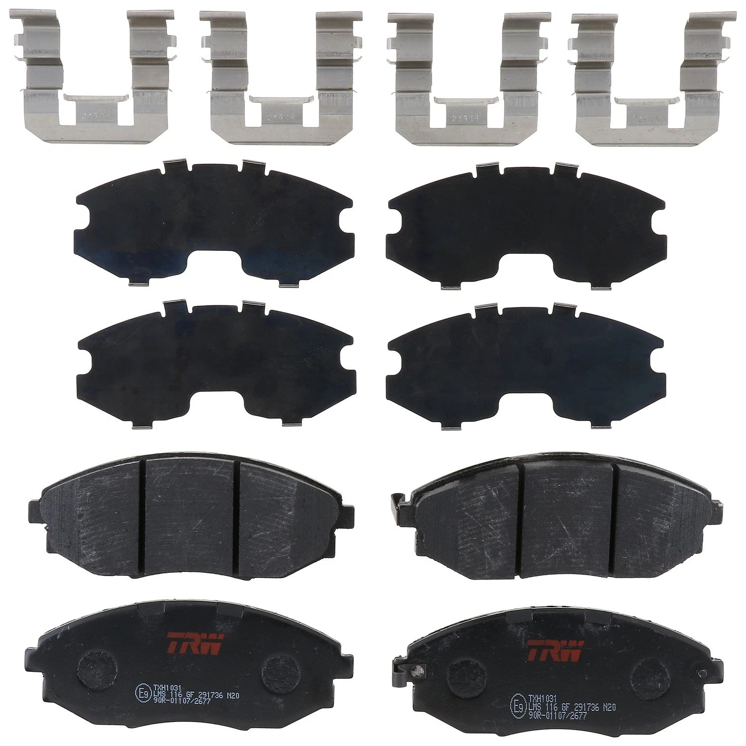 Set of 4 Disc Brake Pads for Suzuki Verona (2004–2006)