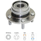 Wheel Hubs for Hyundai Tucson (2005–2009) Front & Rear with ABS Ring