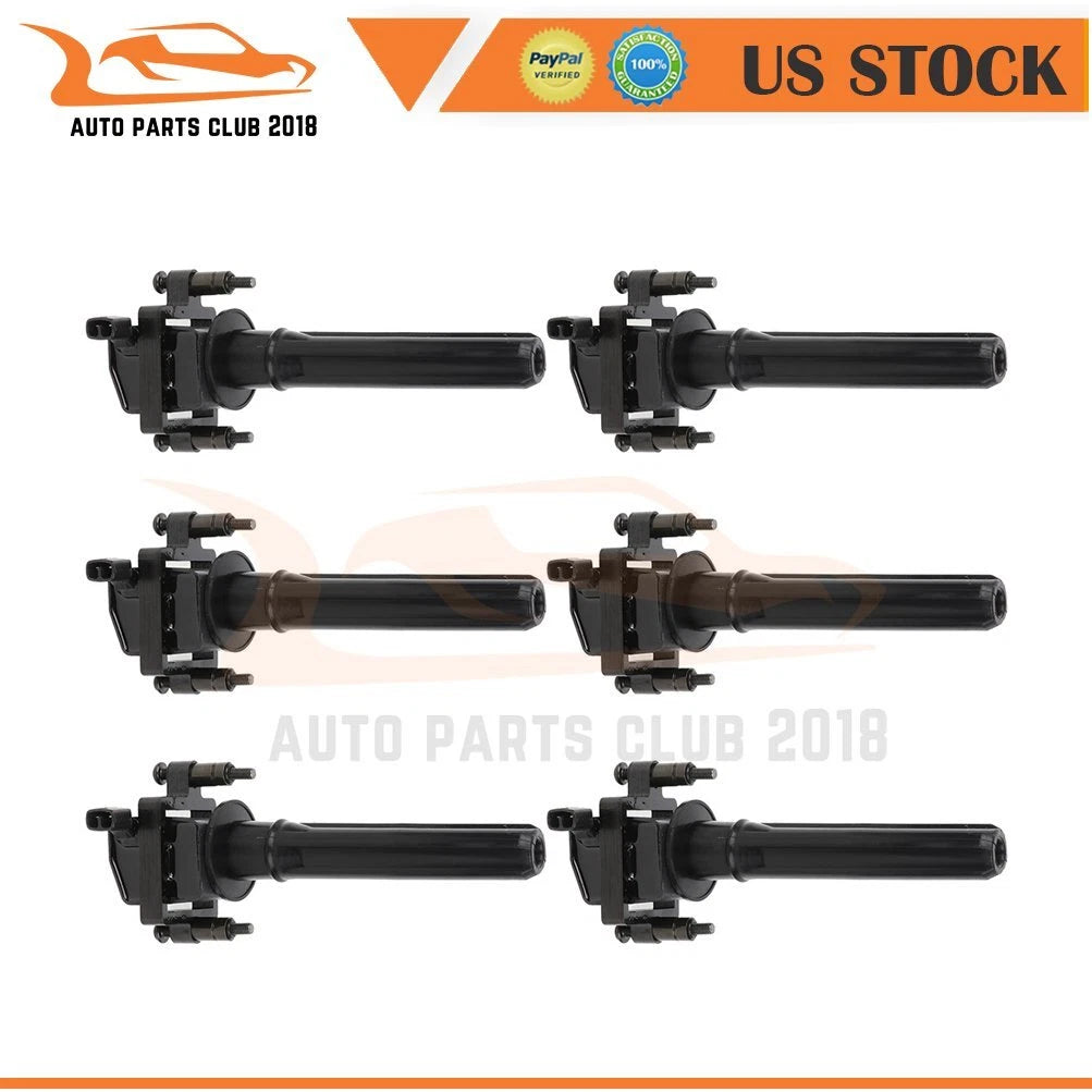Set of 6 Ignition Coils for Chrysler Concorde Intrepid Dodge Stratus (1993–2004)