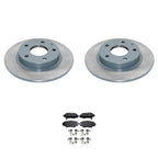 DuraGo Rear Rotors & Akebono ProACT Ceramic Brake Pads for Mazda 3 Sport (2004–2013)