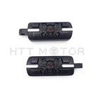 Black Zombie Wing Footpegs for Harley-Davidson (Most Models)