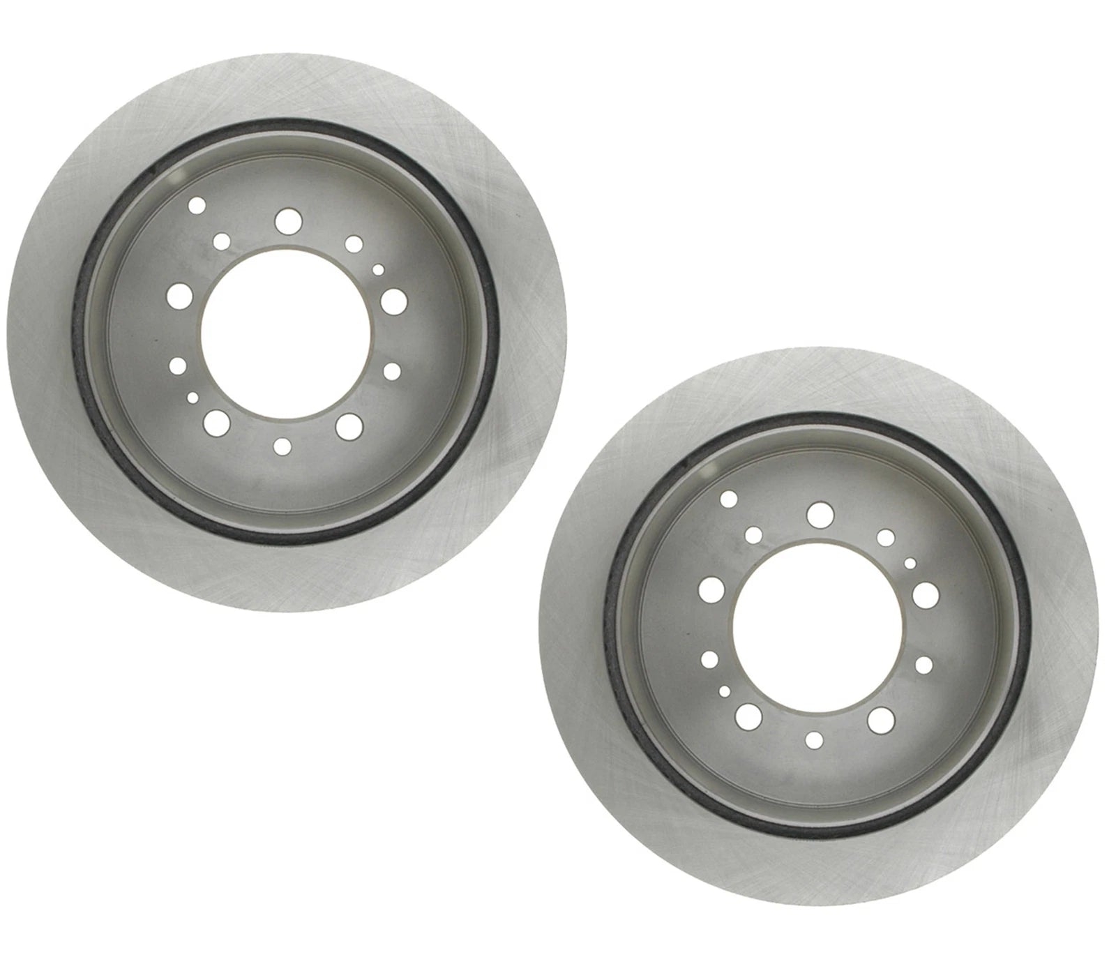 Set of 2 Vented Rear Disc Brake Rotors Dia 345.5mm for Lexus Toyota