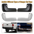 Chrome Rear Bumper End Cap for Toyota Tacoma (2016–2023)