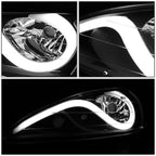 LED Black Clear Signal Headlight Lamps for Pontiac Grand AM (1999–2005)
