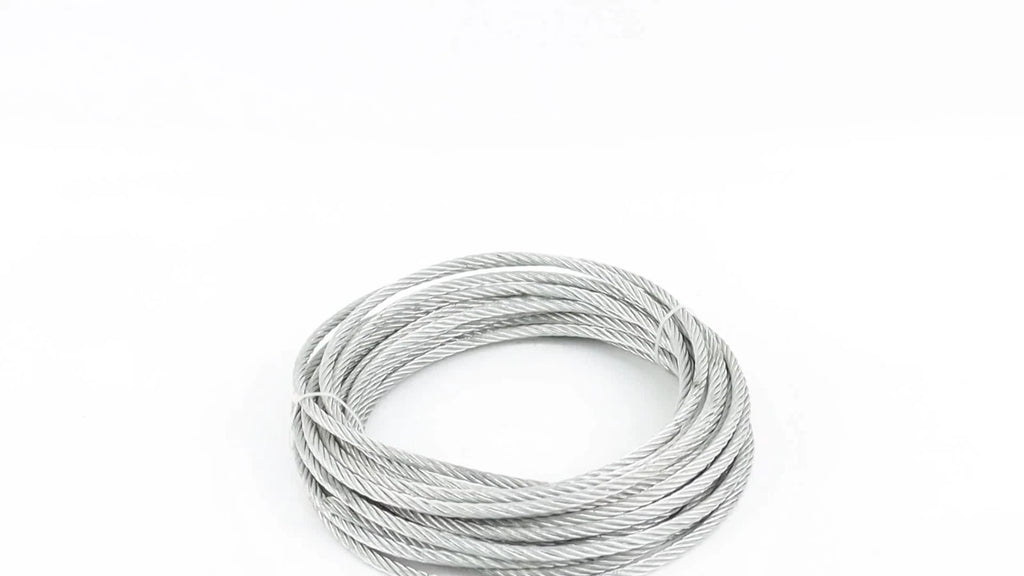 Galvanized Wire Rope Cable 5/16" x 100ft 9800lb 7X19 Strands