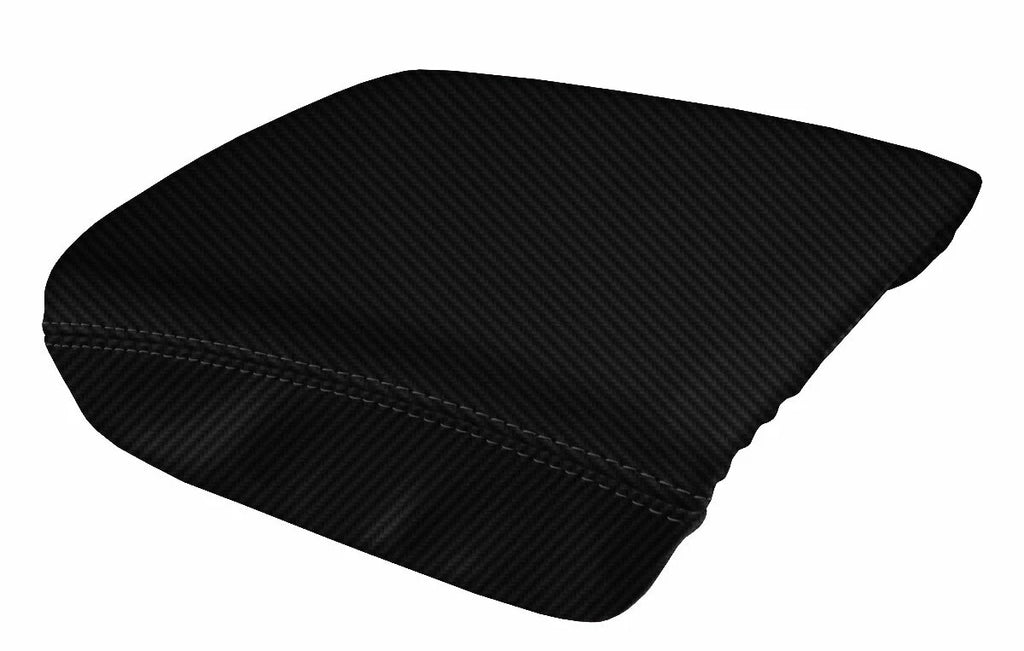 Console Lid Armrest Cover for Honda Ridgeline (2006–2014) Carbon Fiber Black