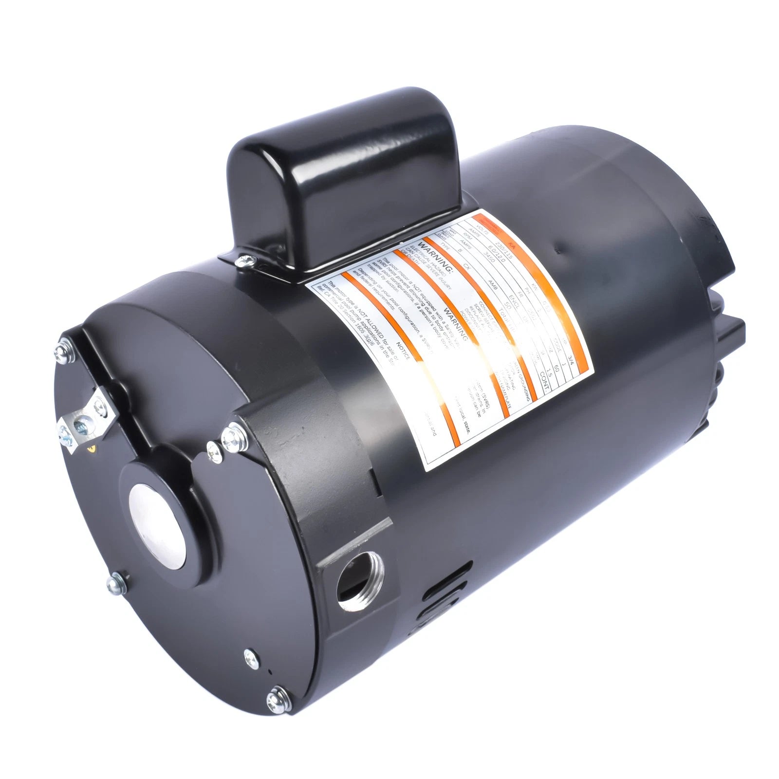Steel Pool Pump Motor for Smith Century B127 (3450 RPM, 115V, 0.75 hp)