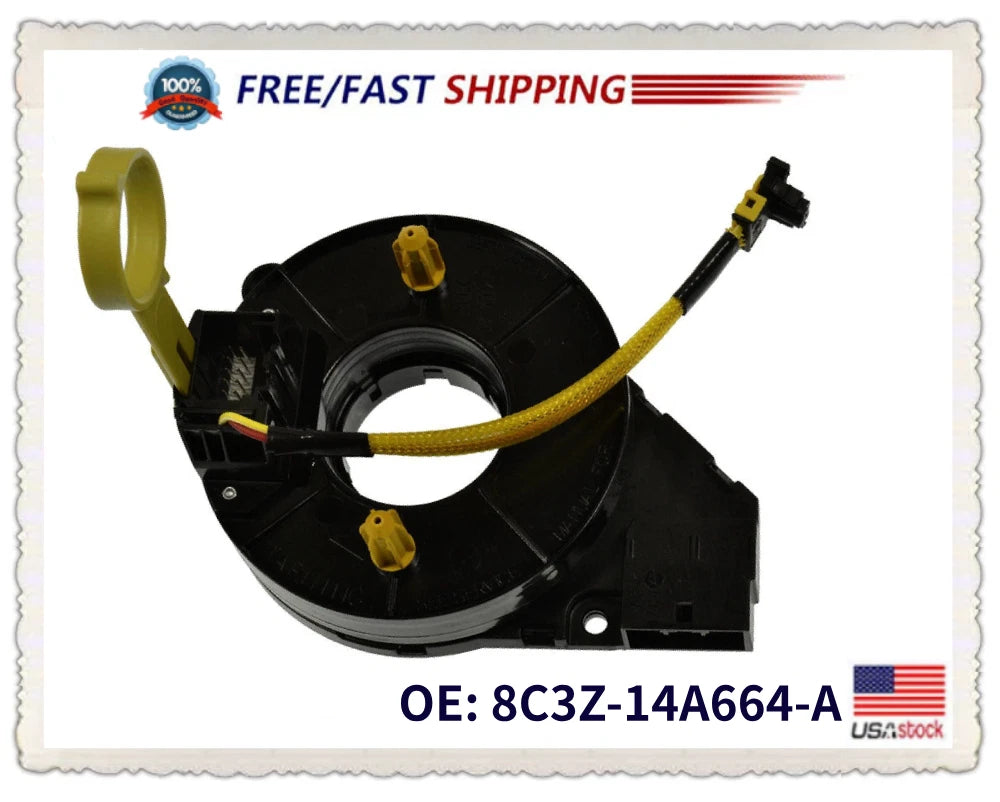 1Pc Clock Spring 8C3Z-14A664-A for Ford F250 F350 Super Duty (2008–2010)