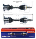 Set of 2 Front CV Axle Shafts for Chevrolet Blazer, GMC K1500 (1995–2005)