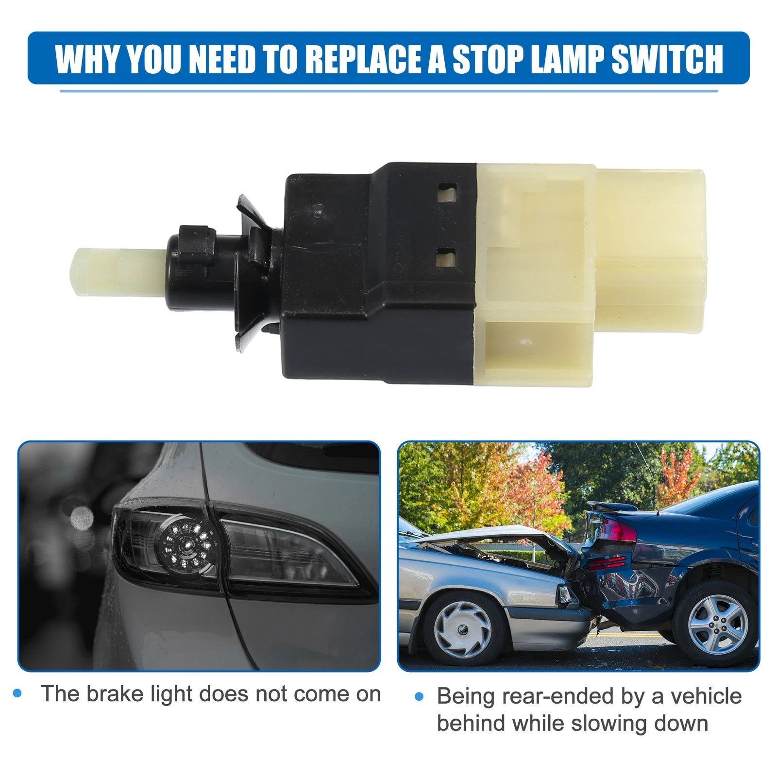 Brake Light Switch for Mercedes-Benz ML 430 (1999) No.A0015452009