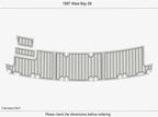 EVA Pads for West Bay 58 Swim Platform (1997) - Faux Teak Deck Flooring Mat